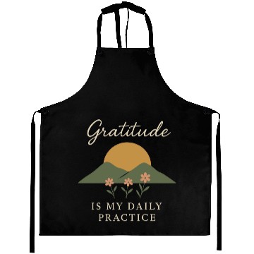 Discover Gratitude Mindfulness Positive Affirmation Daily Aprons