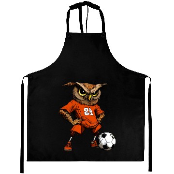 Discover Soccer owl Aprons