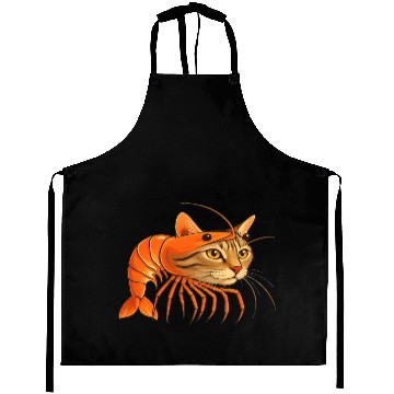 Discover Trippi Troppi Italian Brainrot – Funny Shrimp Cat  Aprons