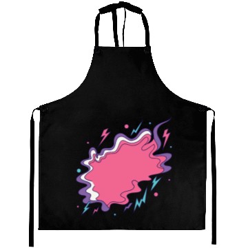 Discover Vibrant Storm Cloud Illustration Aprons