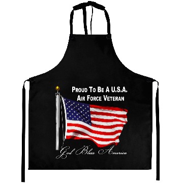 Discover Proud To Be A US Air Force Veteran Aprons