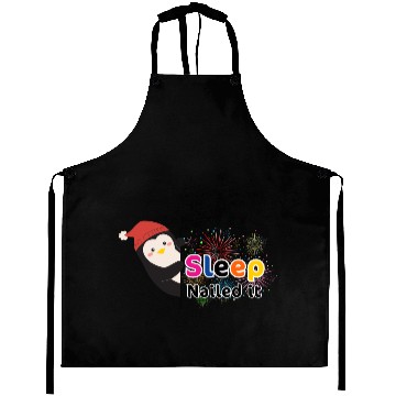 Discover Festive Penguin Sleep Celebration Aprons