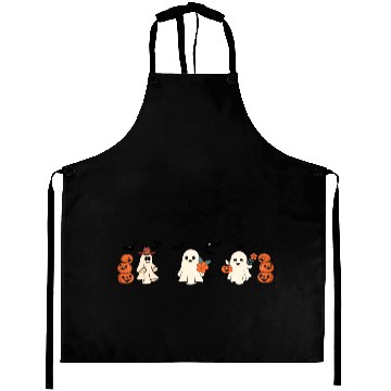 Discover Spooky Crew Bring Flower and Pumpkin Aprons