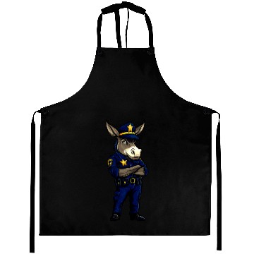Discover Police donkey Aprons