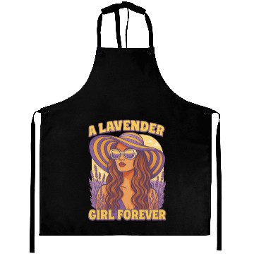 Discover lavender girl Aprons