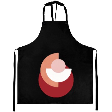 Discover Abstract Circle Geometry Modern Art Design Aprons