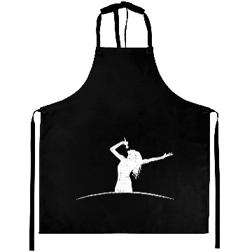 Discover Singing woman with round line Aprons
