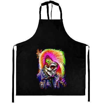 Discover Calavera Punk Aprons