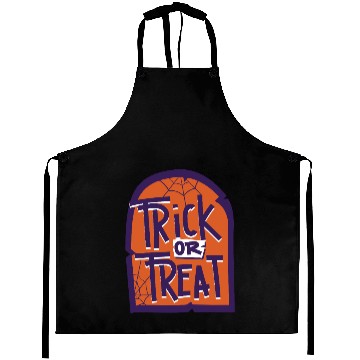 Discover Trick or Treat Halloween Tombstone Aprons