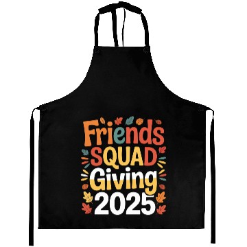 Discover Friends Squad Giving 2025 Autumn Design Aprons