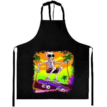 Discover Skeleton skateboarder Aprons