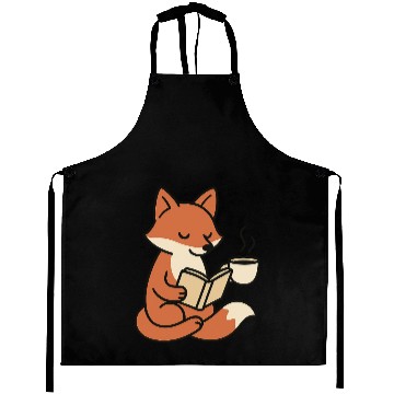 Discover Gentle Fox Reading with Coffee Aprons
