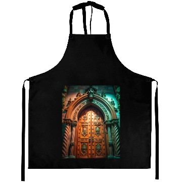 Discover Haunted Gothic Castle Entrance Aprons