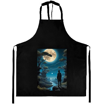 Discover Mystical Night Under the Full Moon Aprons