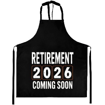 Discover Retirement 2026 Coming Soon Birthday Design Aprons