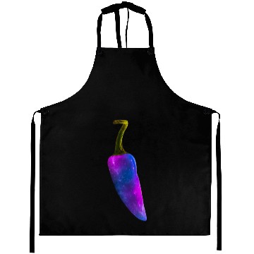 Discover Galaxy Themed Chili Pepper Design Aprons