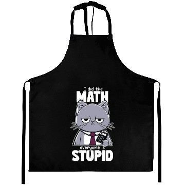 Discover Grumpy Cat Math Teacher Design Aprons