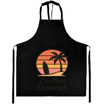 Discover Endless Summer Sunset Scene Aprons