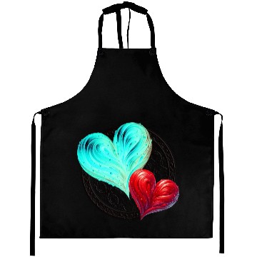 Discover Twin Hearts Mandala – Love in Balance Aprons