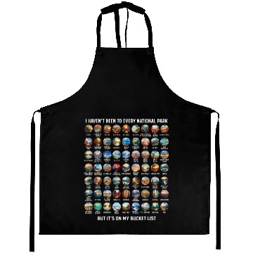 Discover All US National Park Checklist Bucket List Aprons