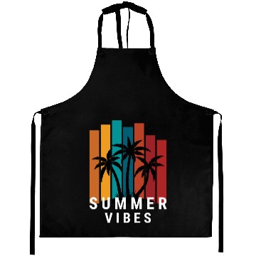 Discover Tropical Sunset Summer Vibes Design Aprons
