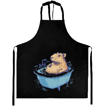 Discover Capybara is Enjoying Its Bathtub Aprons