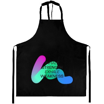 Discover Inspirational Breath Motivation Design Aprons