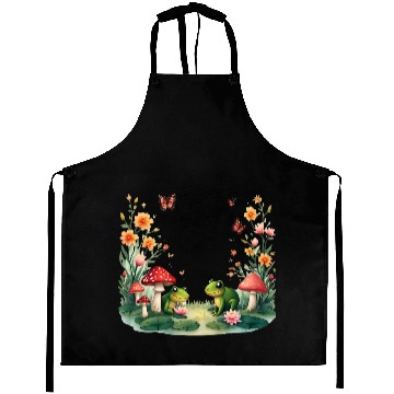 Discover Magical Cottagecore Nature Scene Aprons