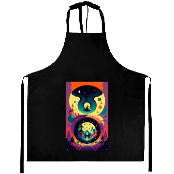 Discover Dancing Alice on the Psychedelic Path Aprons