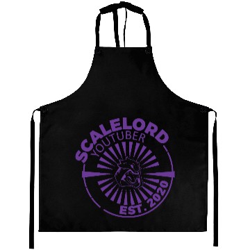 Discover scalelord head logo purple Aprons