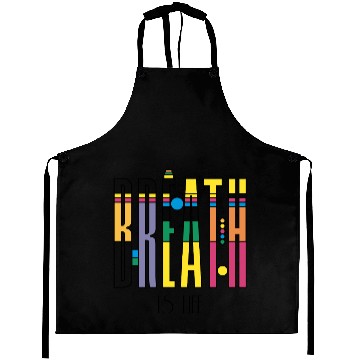 Discover Breathe Aprons Colorful Mindfulness & Relaxation