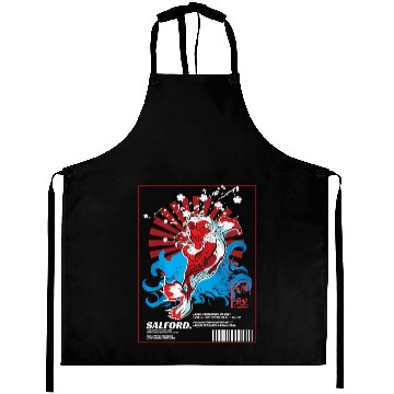 Discover Traditional Japanese Koi Fish Water Tattoo Aprons