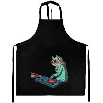 Discover DJ Meow: Beats, Bass & Catitude Aprons