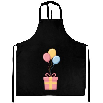 Discover Colorful Balloon Celebration Design Aprons