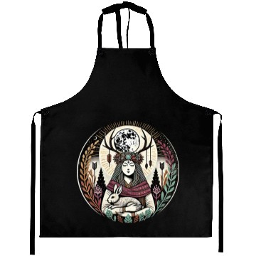 Discover Celestial Dreamcatcher Mystic Illustration Aprons