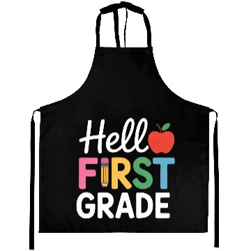 Discover Hello First Grade Back To School Aprons