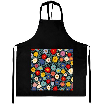Discover Colorful Floral Pattern for Spring Wear Aprons