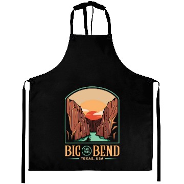 Discover Big Bend National Park Brewster Texas US Gift Aprons