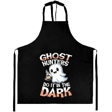Discover Ghost Hunters Do It In The Dark Cute Ghost Aprons