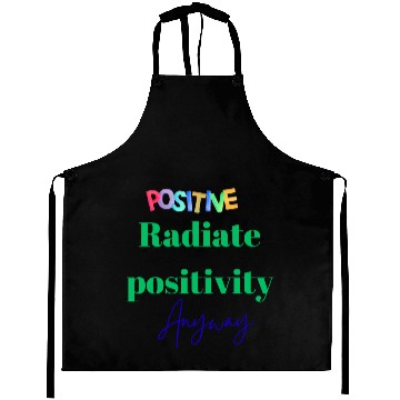 Discover Vibrant Inspirational Typography Aprons