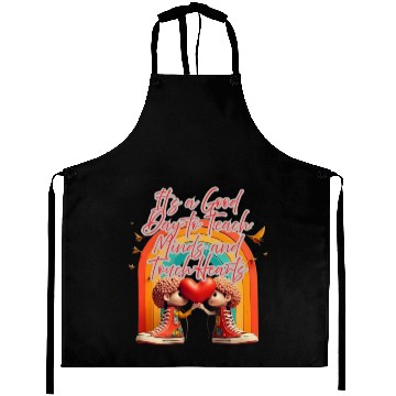 Discover Inspirational Back-to-School Quote Design Aprons