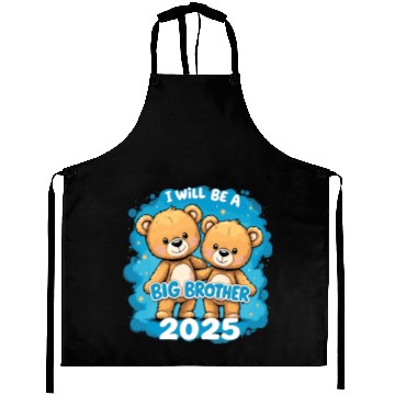 Discover I Will Be Big Brother 2025 Teddy Bear Aprons