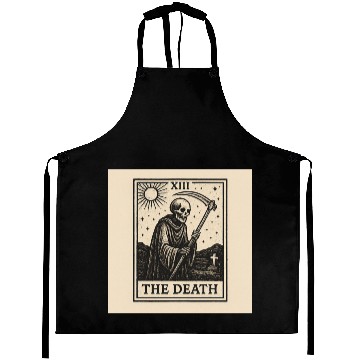 Discover Dark Tarot The Death Illustration Aprons