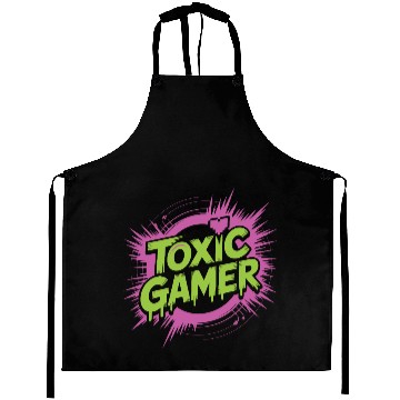 Discover Toxic Gamer Aprons