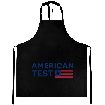 Discover Patriotic American Flag Logo Design Aprons