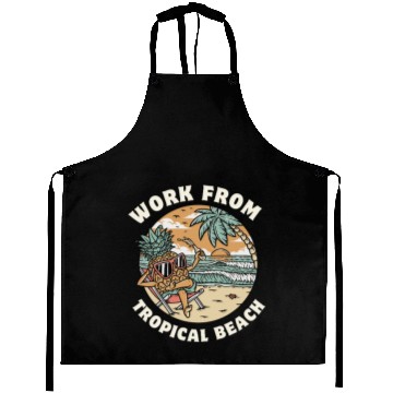 Discover Work From Tropical Beach – Digital Nomad Summer  Aprons