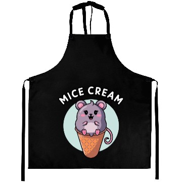 Discover Cute Mouse Cream Ice Cream Mice Cream Aprons