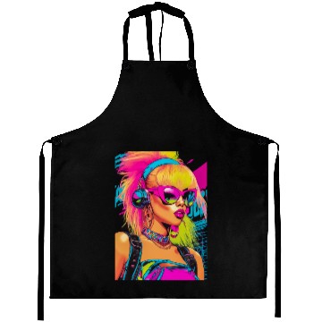 Discover Cyberpunk Diva Aprons