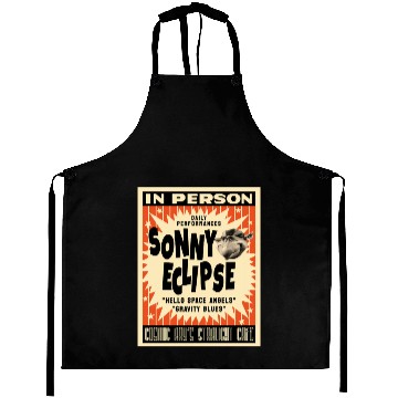 Discover Retro Sonny Eclipse Poster Aprons