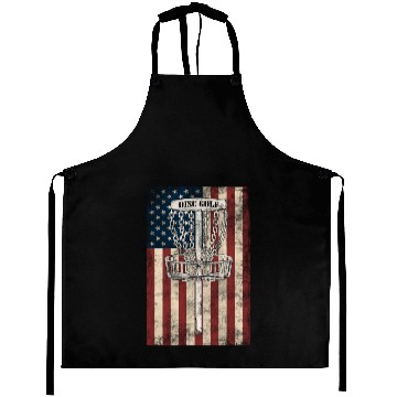 Discover Disc Golf – USA Flag Design Aprons